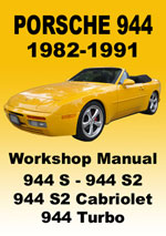 Porsche 944, 1982-1991 Workshop Repair Manual